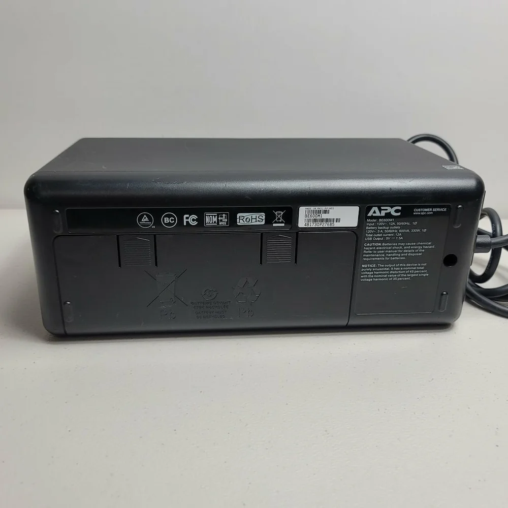 APC BE670M1 675VA 360W 7 Outlet BackUPS Uninterruptible Power Supply UPS Battery - Picture 6 of 6
